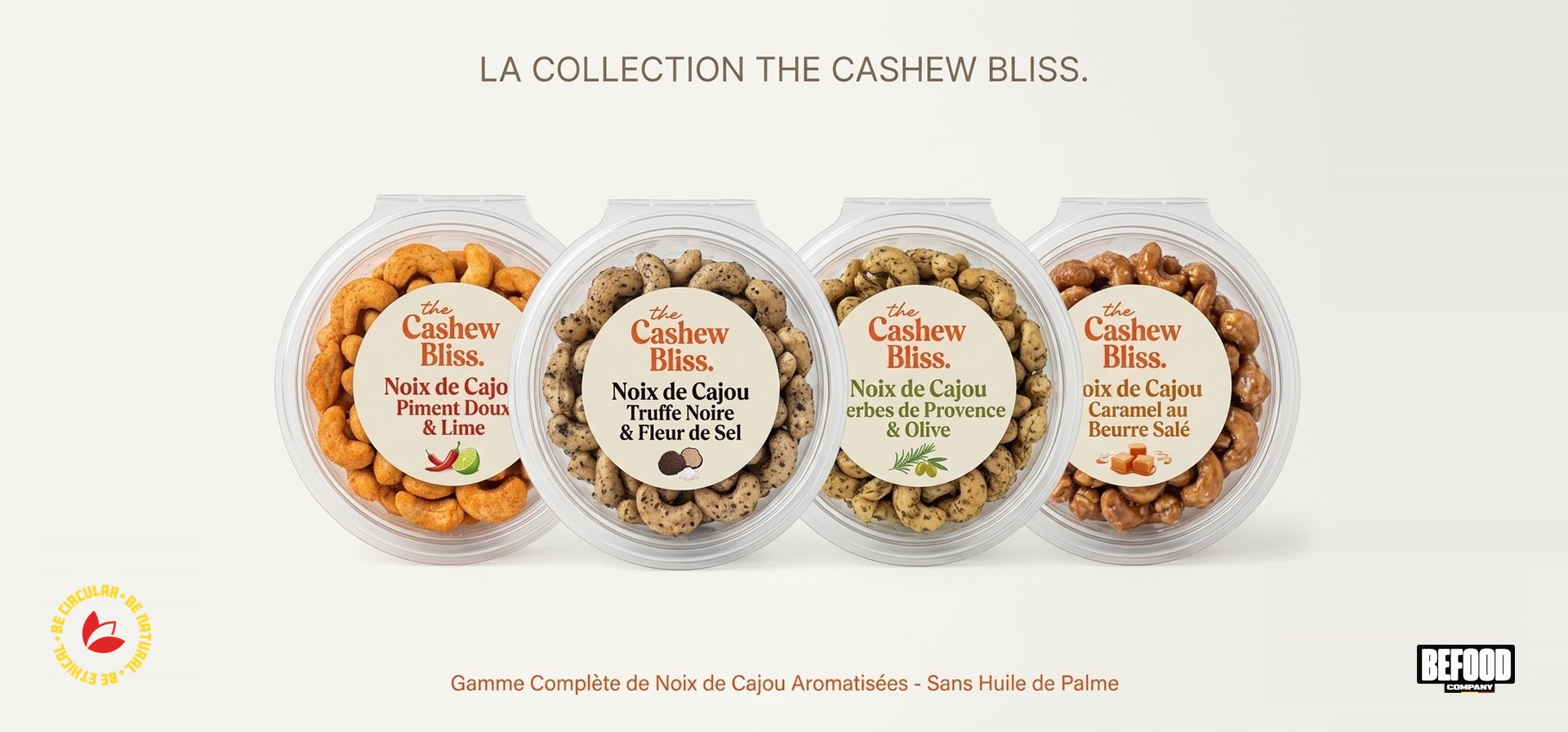 Bannière THE CASHEW BLISS — Sans huile de palme