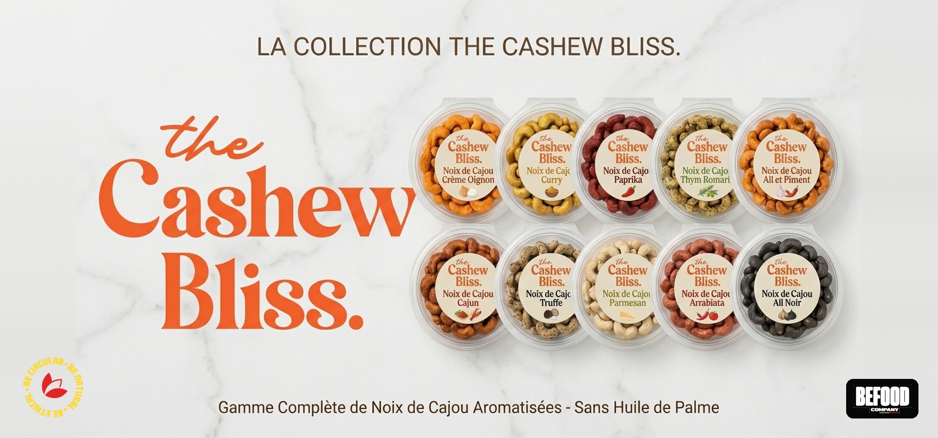 Bannière THE CASHEW BLISS — Sans huile de palme